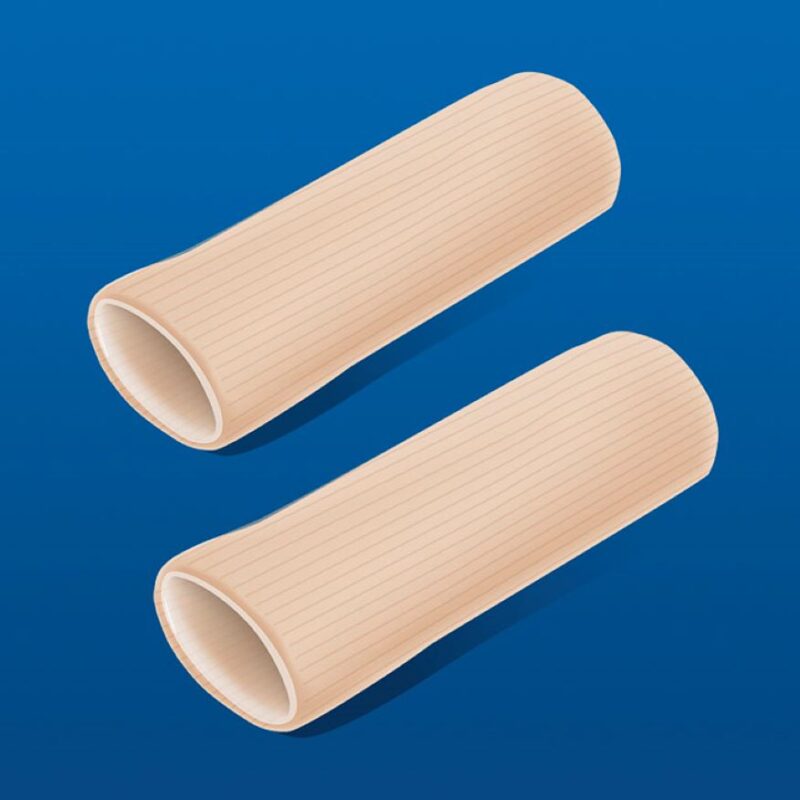 Tubo con tejido recubierto en gel