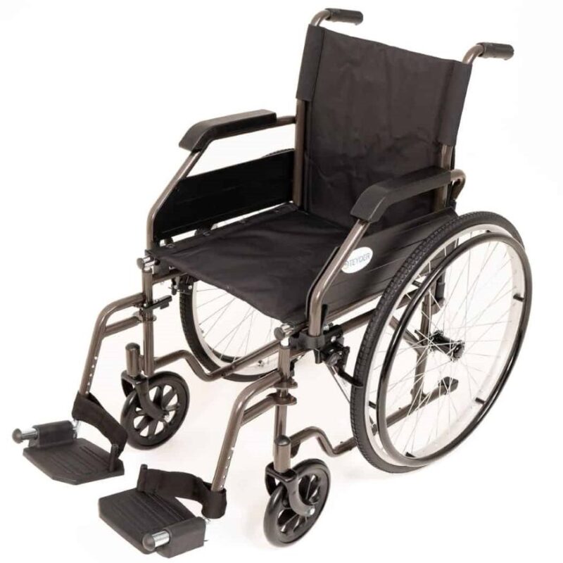 Silla de ruedas de acero Rambla de rueda grande